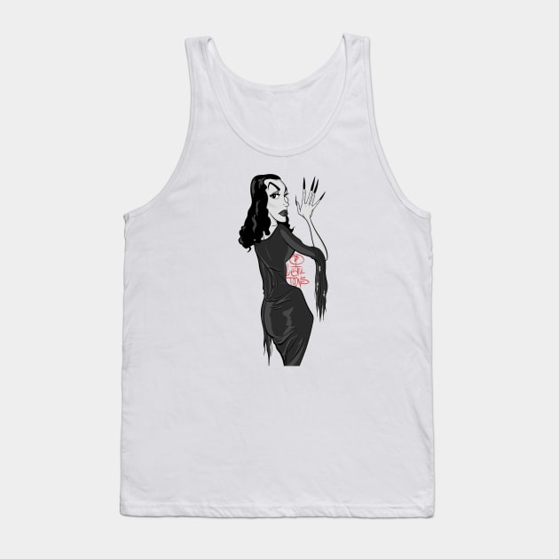 Vampira Tank Top by Lustful Toons